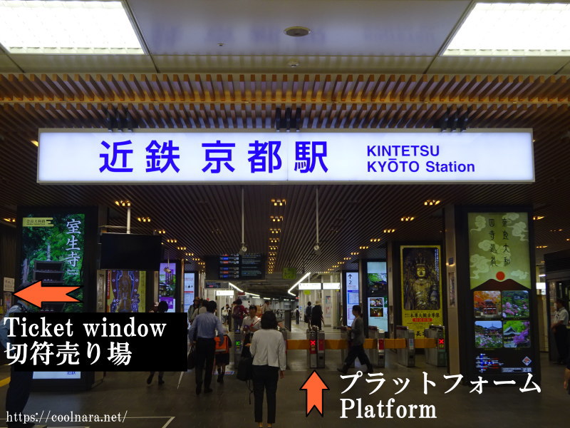 How to go to Nara from Kyoto by Kintetsu Railway